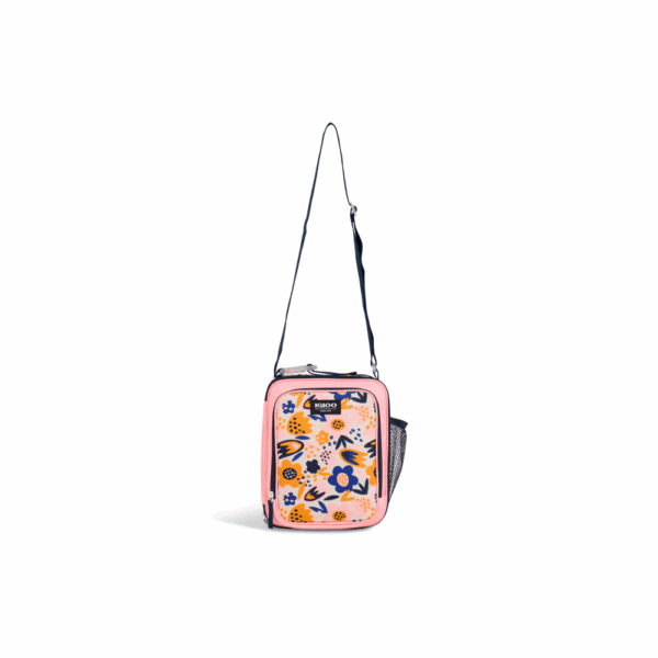 Bolsa termica igloo 5 latas vertical lunch retro rosa 64303 - Imagen 5