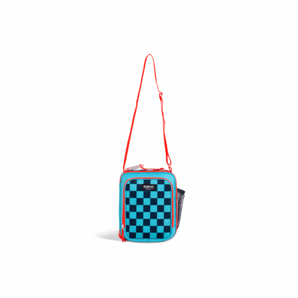 Bolsa termica igloo 5 latas vertical lunch retro azul 64304 - Imagen 5