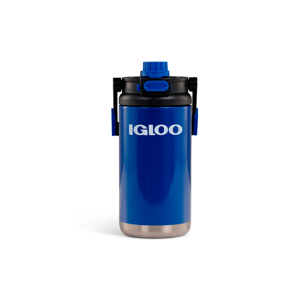 Botella termica igloo 1.6l azul c/manija 31485