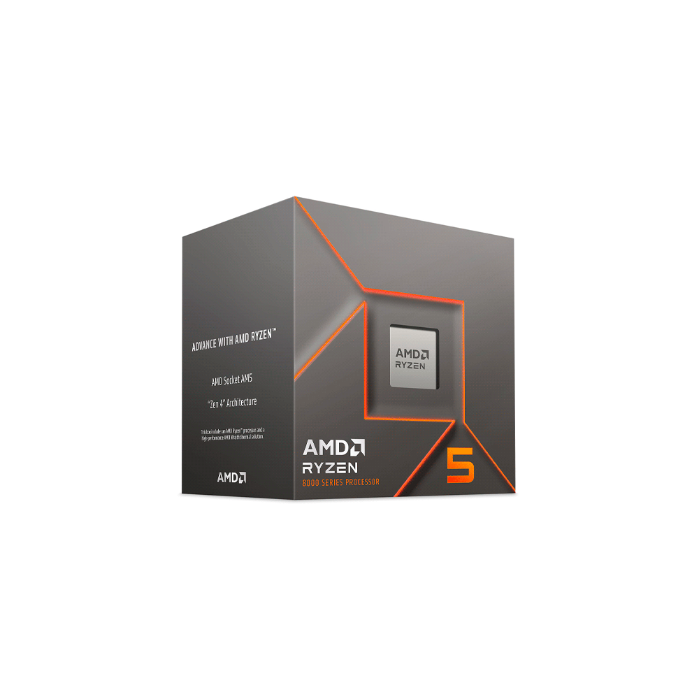 Procesador amd am5 ryzen 5 8400f 4.2hz/22mb c/cool 100-100001591box