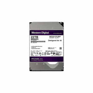 Disco duro sata3 22tb western digital purple 7200 512mb wd221purp surve (garantia br)