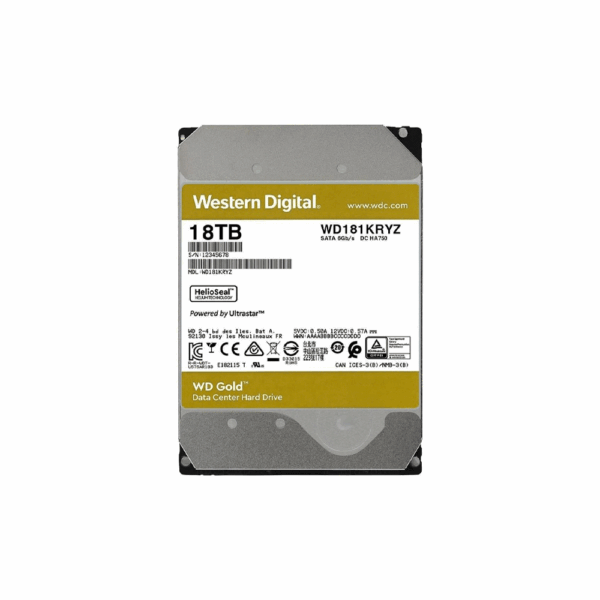 Disco duro 18tb western digital gold enterprise 7200 512mb wd181kryz