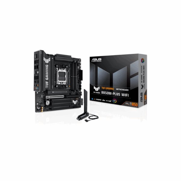 Placa madre asus am5 b850m-plus wifi tuf gaming ddr5 s/r/hdmi/dp/3m2/matx