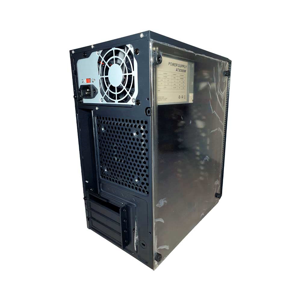 Gabinete Kit Ftx271r C/Fuente 500w Mouse+Tecl+Spk+Lateral Transp Matx/Mitx - Imagen 3