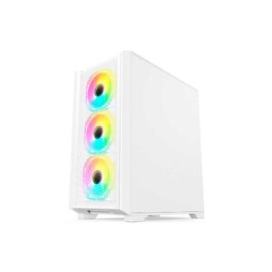 Gabinete Gamer Ftx-702wh Vidrio Templado Matx/Mitx Blanco