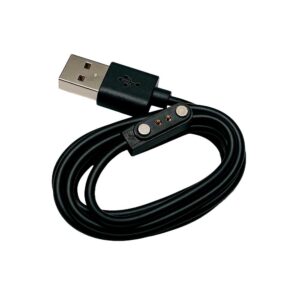 Cargador Smartwatch Ftx 2 Pines Negro Para R24/ R20/ F24