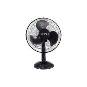 Ventilador De Mesa Ftx 3 Vel Aura 45w 220v Neg/Met Hb-Tf-15-02