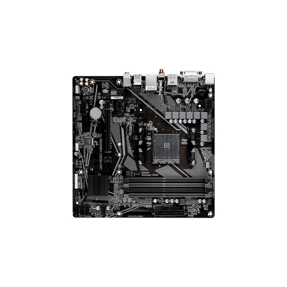 Placa Madre Gigabyte Am4 A520m Ds3h Ac S/R/Hdmi/Dp/Dvid/M2/Wifi/Ddr4/Usb3.2/Matx - Imagen 2