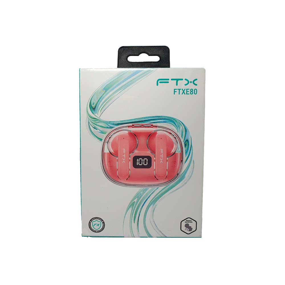 Auricular Con Microfono Ftx E80-Pk Bt/Mic/Enc/Touch/Ipx6 Rosa - Imagen 4