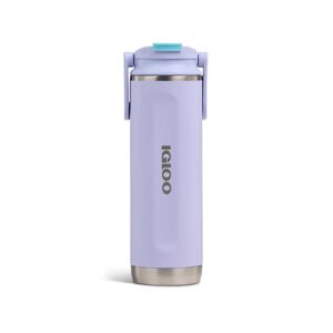 Botella Termica Igloo 600ml Flp N Sip Lila C/Manija 4p 71413