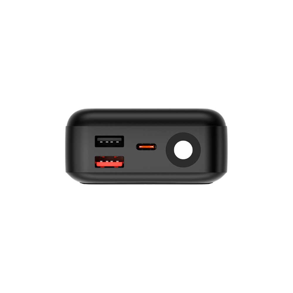 Cargador Portatil Ftx 30000mah 22.5w Pb-30lcd-Bk Power Bank Negro C/Cable Integrado - Imagen 3