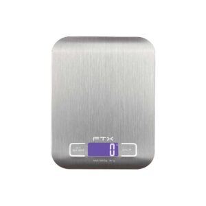 Balanza De Cocina Ftx Digital 10kg Plana Gris Ks-101
