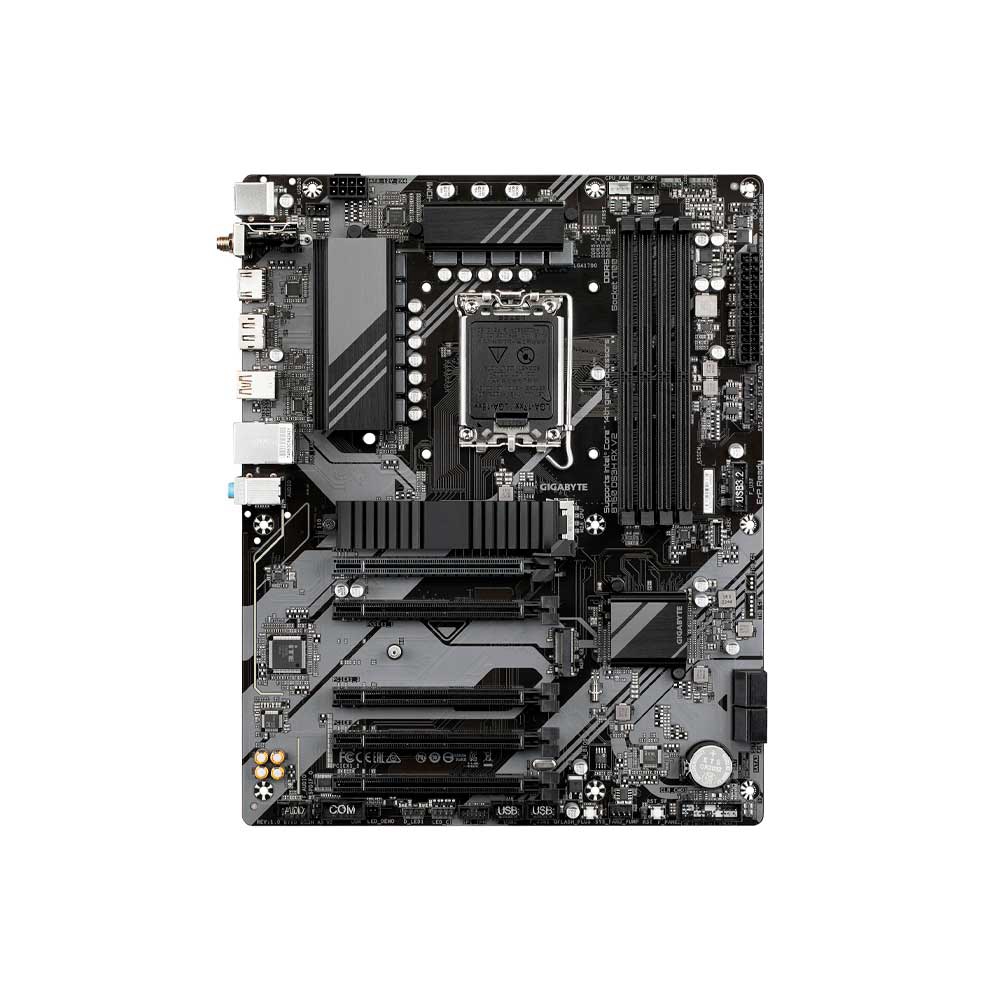 Placa Madre Gigabyte B760 Ds3h Ax V2 S/R/Hdmi/Dp/2m2/Ddr5/Wifi/Usb/Atx - Imagen 2