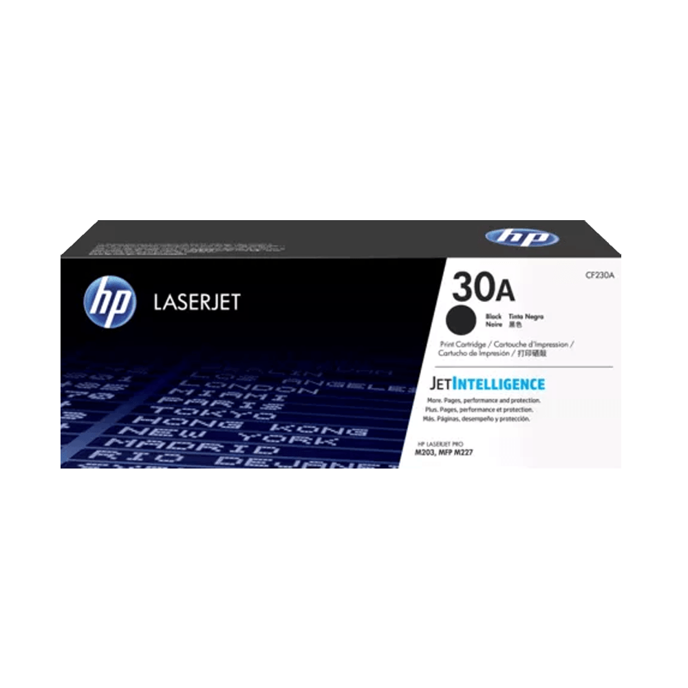 Toner hp 30a negro cf230a m203/mfp m227