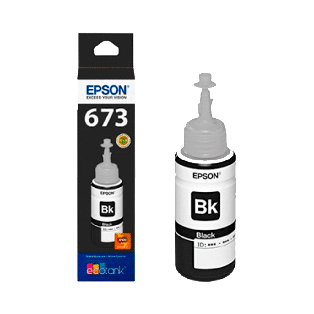 Tinta epson t673 120 negro l8xx t673120-al 70ml