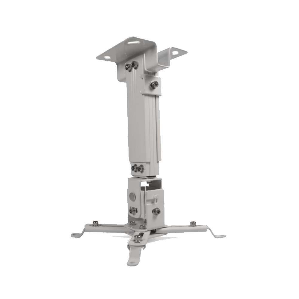 Soporte p/proyectorector klip kpm-580w inclinable/gira 360/10kg/techo/blanc