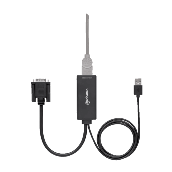 Adaptador vga/usb-a/hdmi h 152426 fhd/60hz blister negro