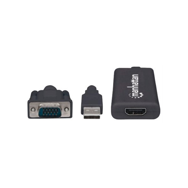 Adaptador vga/usb-a/hdmi h 152426 fhd/60hz blister negro