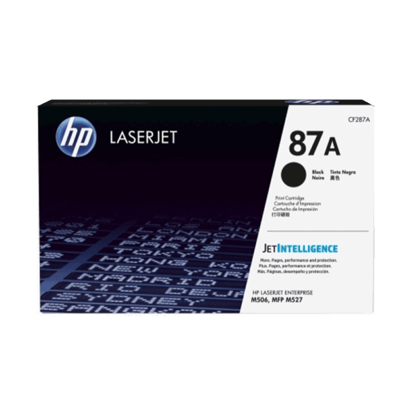 Toner hp 87a negro cf287a m506/mfp m527