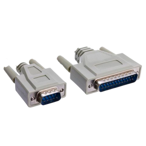 Cable serial db 25 macho a db9 macho