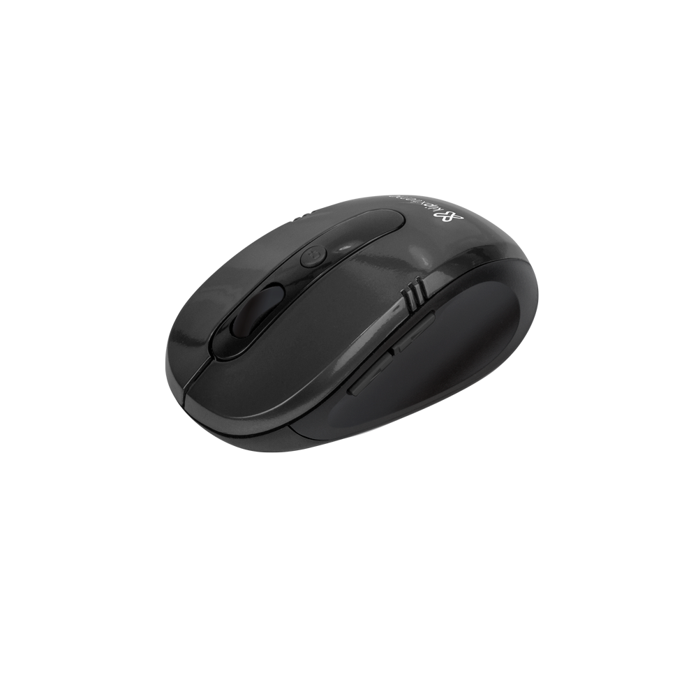 Mouse klip wireless kmw-330bk vector 1600dpi/3d 6 bot/ negro
