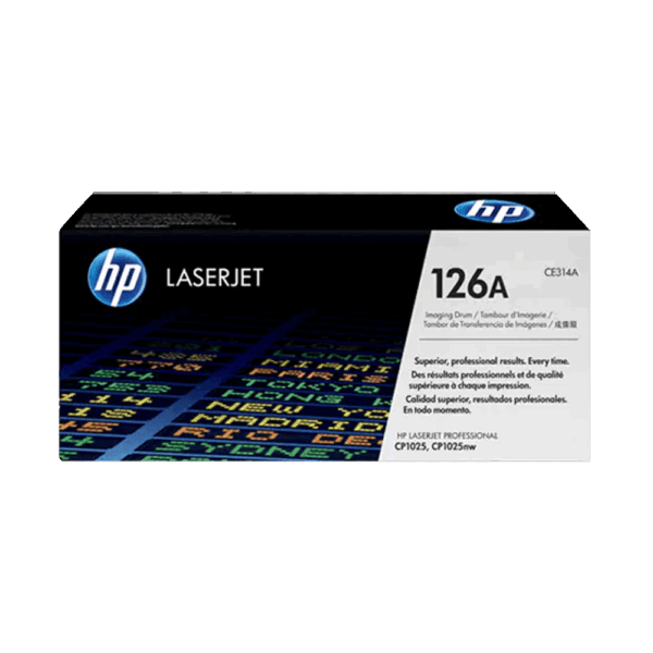 Toner hp 126a ce314a drum kit tambor imagenes cp1025/cp1025nw