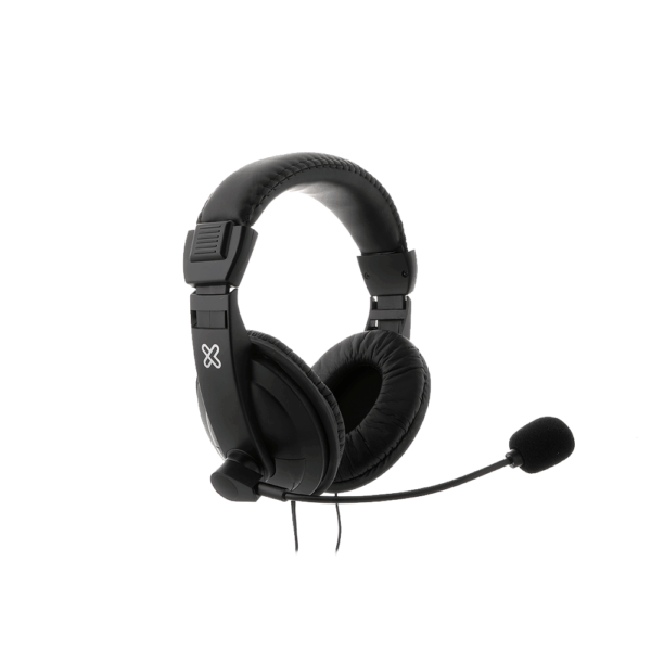 Auricular con microfono klip ksh-301 headph c/cont vol 3.5mm 2 jack negro