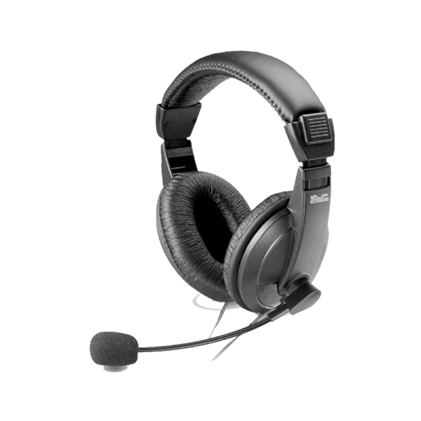 Auricular con microfono klip ksh-301 headph c/cont vol 3.5mm 2 jack negro