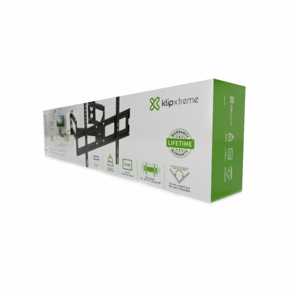 Soporte p/tv klip kpm-935 32" a 65" 45kg articulado esquina/pared/negr - Imagen 4