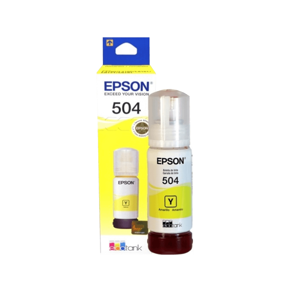 Tinta epson t504 420 amarillo l41xx/l42xx/l61xx t504420-al 70ml