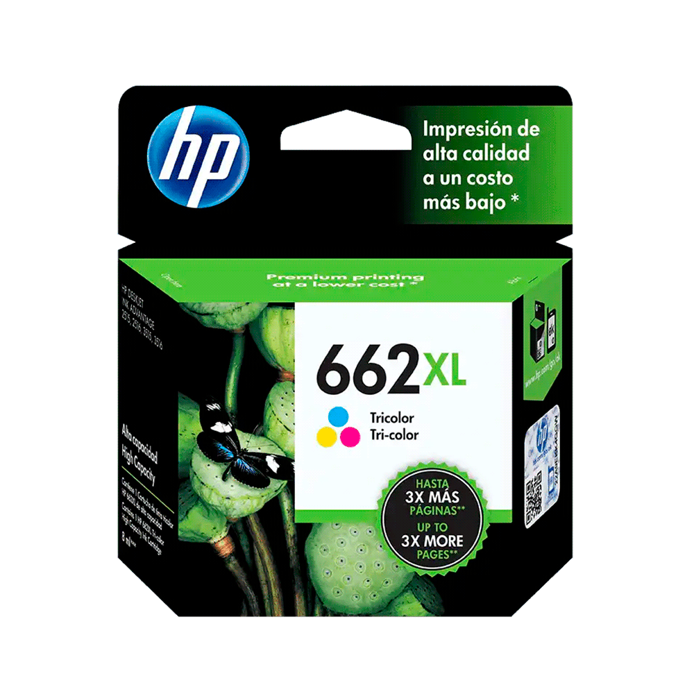 Tinta hp 662xl color cz106al 8ml