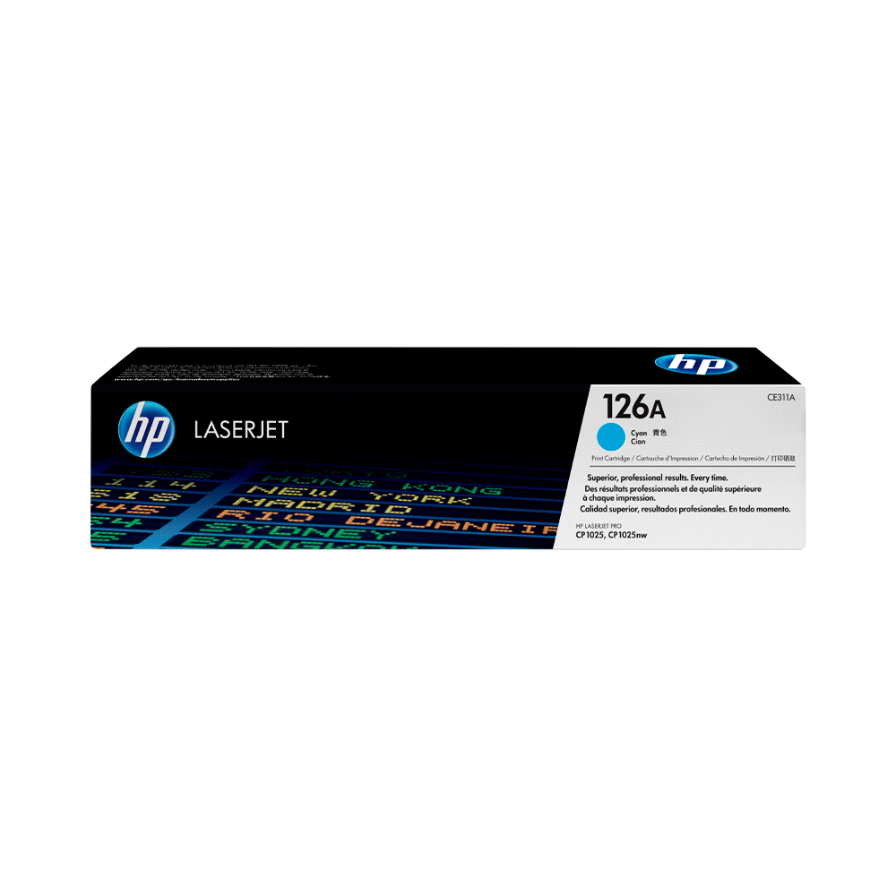 Toner hp 126a cyan ce311a cp1025/cp1025nw