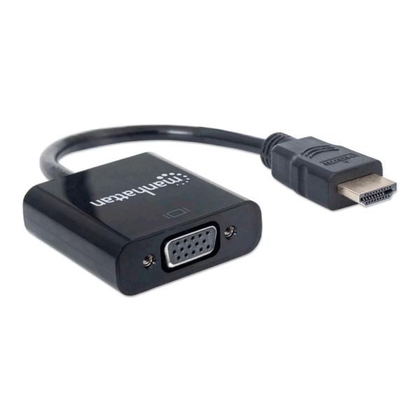 Adaptador hdmi-vga 151436 fhd blister negro