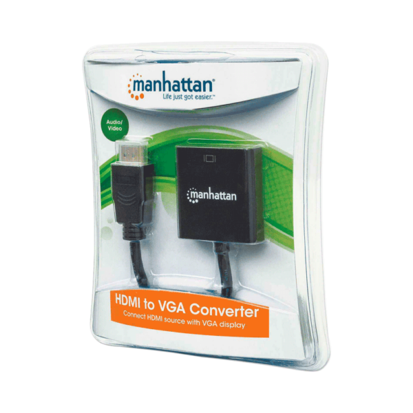 Adaptador hdmi-vga 151436 fhd blister negro