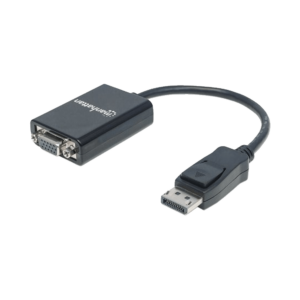 Convertidor dp-vga 15cm 151962 hd/154mhz/144mhz/60hz negro bolsa