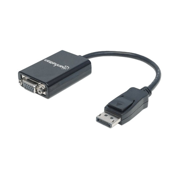 Convertidor dp-vga 15cm 151962 hd/154mhz/144mhz/60hz negro bolsa