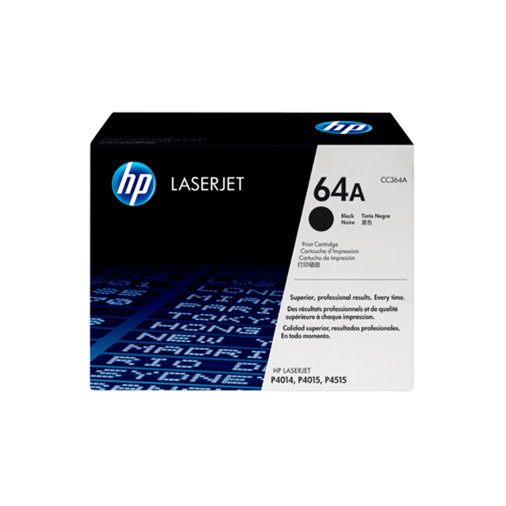 Toner hp 64a negro cc364a