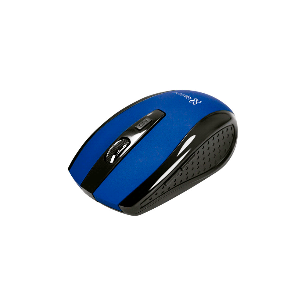 Mouse klip wireless klever kmw-340bl 1600dpi/6 bot/azul
