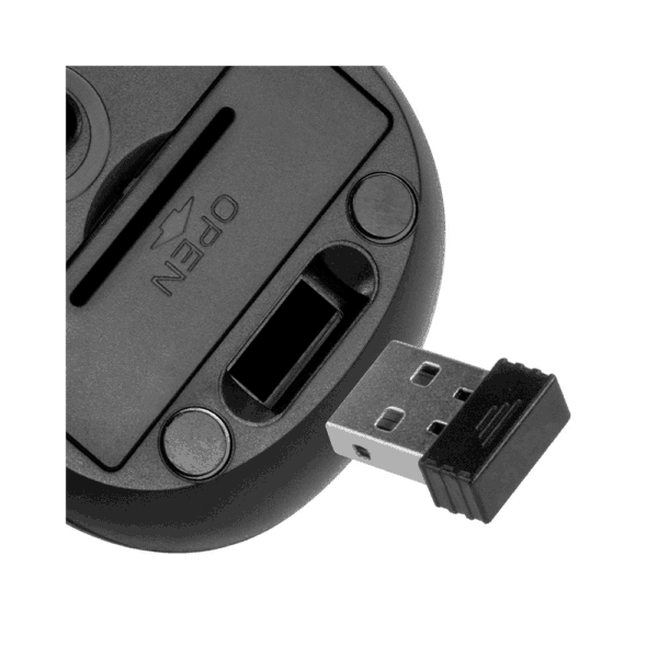 Mouse klip w. kmw-340bk klever 1600dpi/3d 6 bot/ negro - Imagen 4