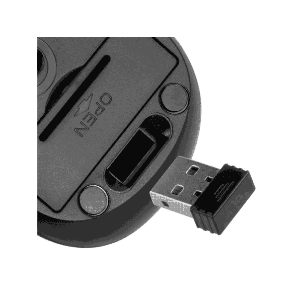 Mouse klip wireless klever kmw-340rd 1600dpi/6 bot/rojo - Imagen 2