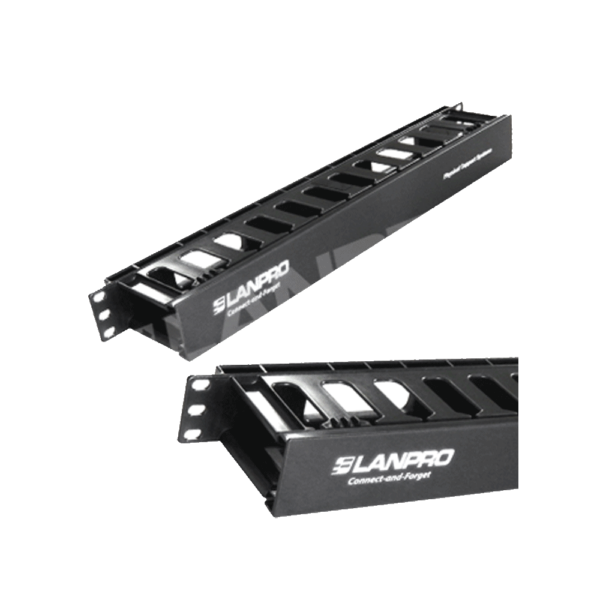 Networking lanp organizador de cables cerrado 2u-19" lp-ru07hpo02 plastico