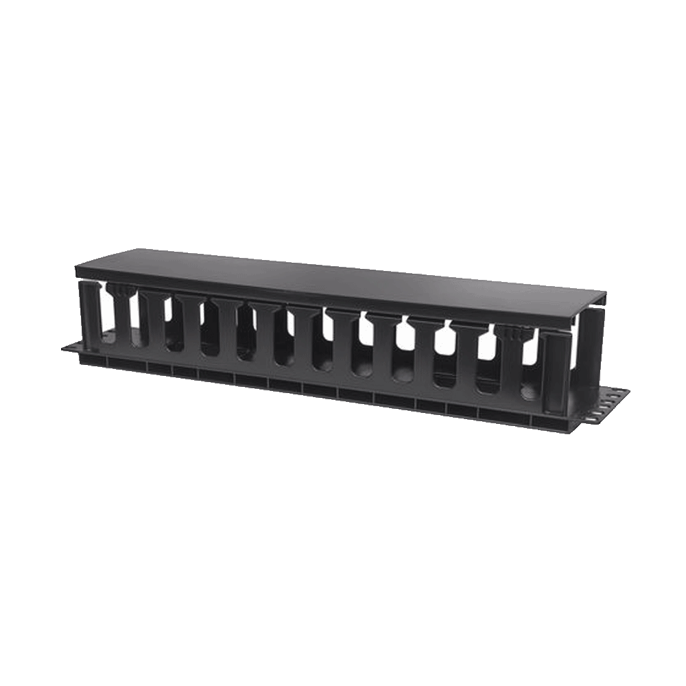Networking lanp organizador de cables cerrado 2u-19" lp-ru07hpo02 plastico