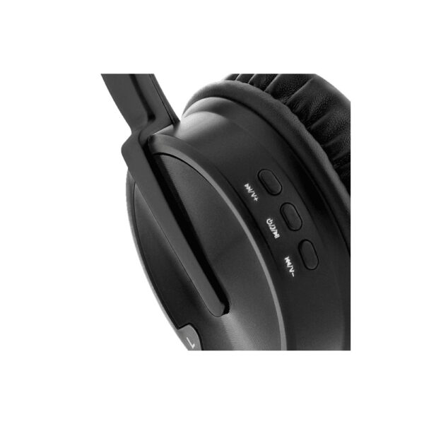 Auricular con microfono klip khs-672bk headph bluetooth/3.5mm negro