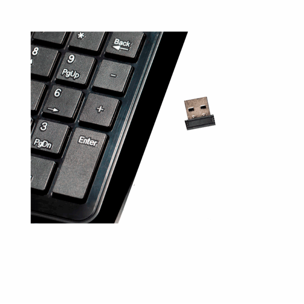 Teclado numerico wireles klip knp-110 negro - Imagen 2