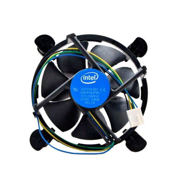 Cooler para cpu intel e97379-001/003 0.60a 1150/ 1151/ 1155/ 1156/ 1200 serie k