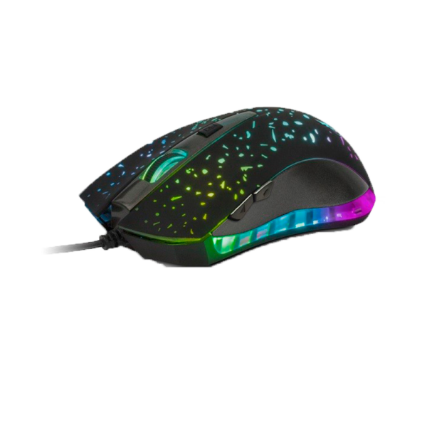 Mouse gamer usb xtm-410 xtech 2400dpi negro/ luz led 7 colores