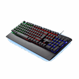 Teclado gamer usb xtk-510s xtech multicolor multimedia esp/negro