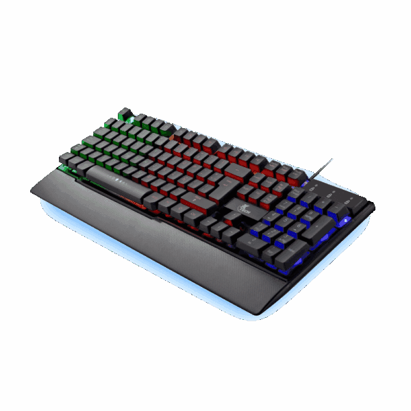 Teclado gamer usb xtk-510s xtech multicolor multimedia esp/negro