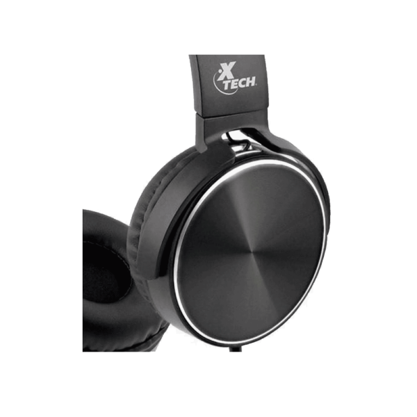 Auricular con microfono xtech xth-345 headph 3.5mm 1jack negro