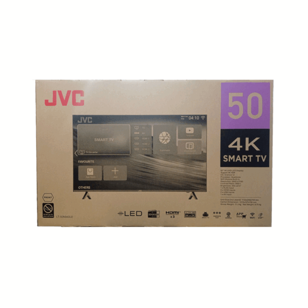 Televisor 50" jvc lt-50n940u2 4k uhd/ hdr/ dig/ smart/ 3hdmi/ 2usb/ red/and12 - Imagen 3